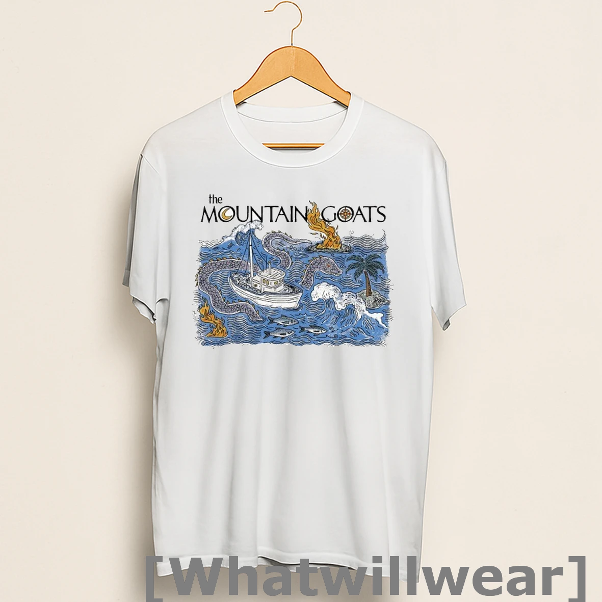 Official The Mountain Goats Sea Monster Shirts