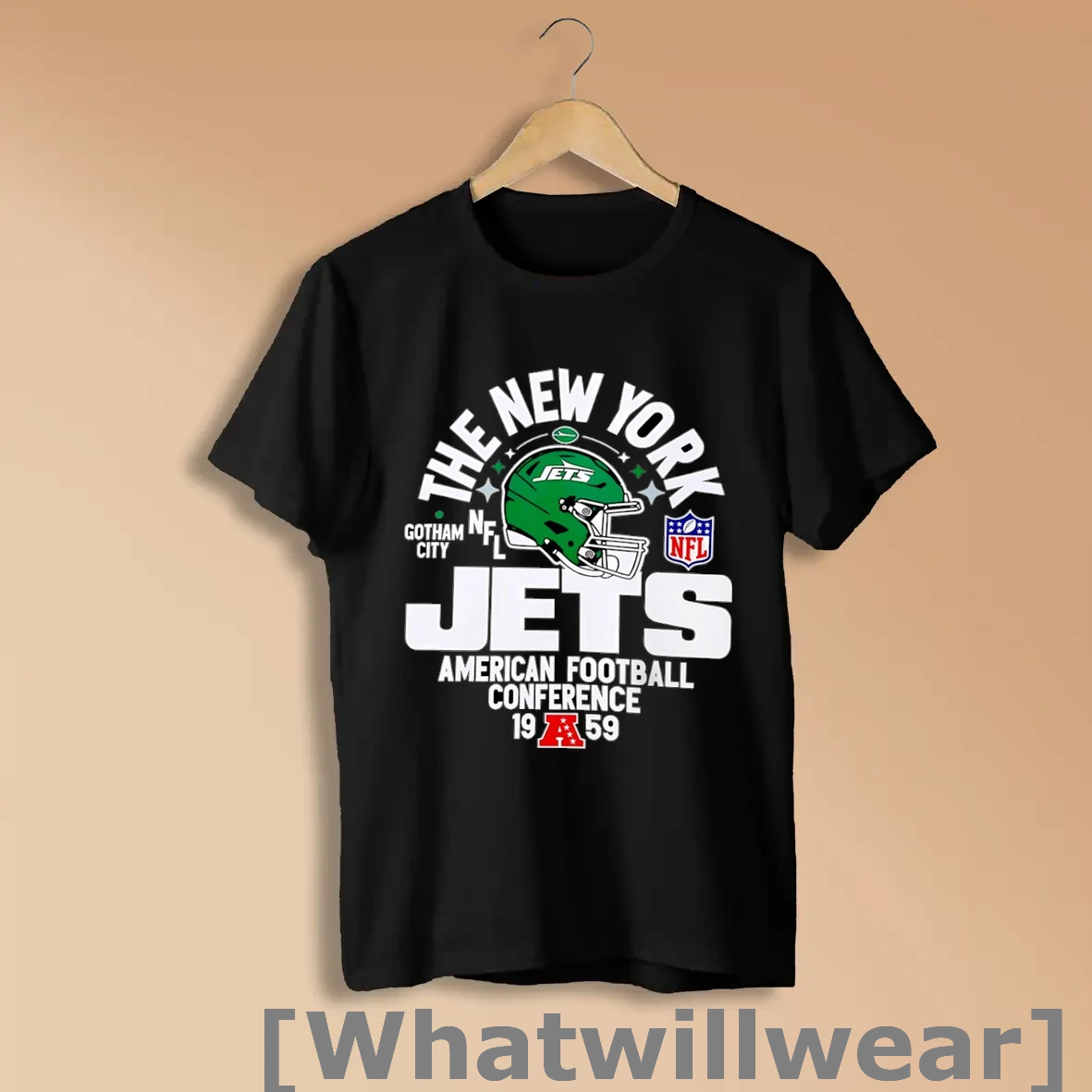 Official The New York Jets Gotham City American Football Conference 1959 Helmet Shirts