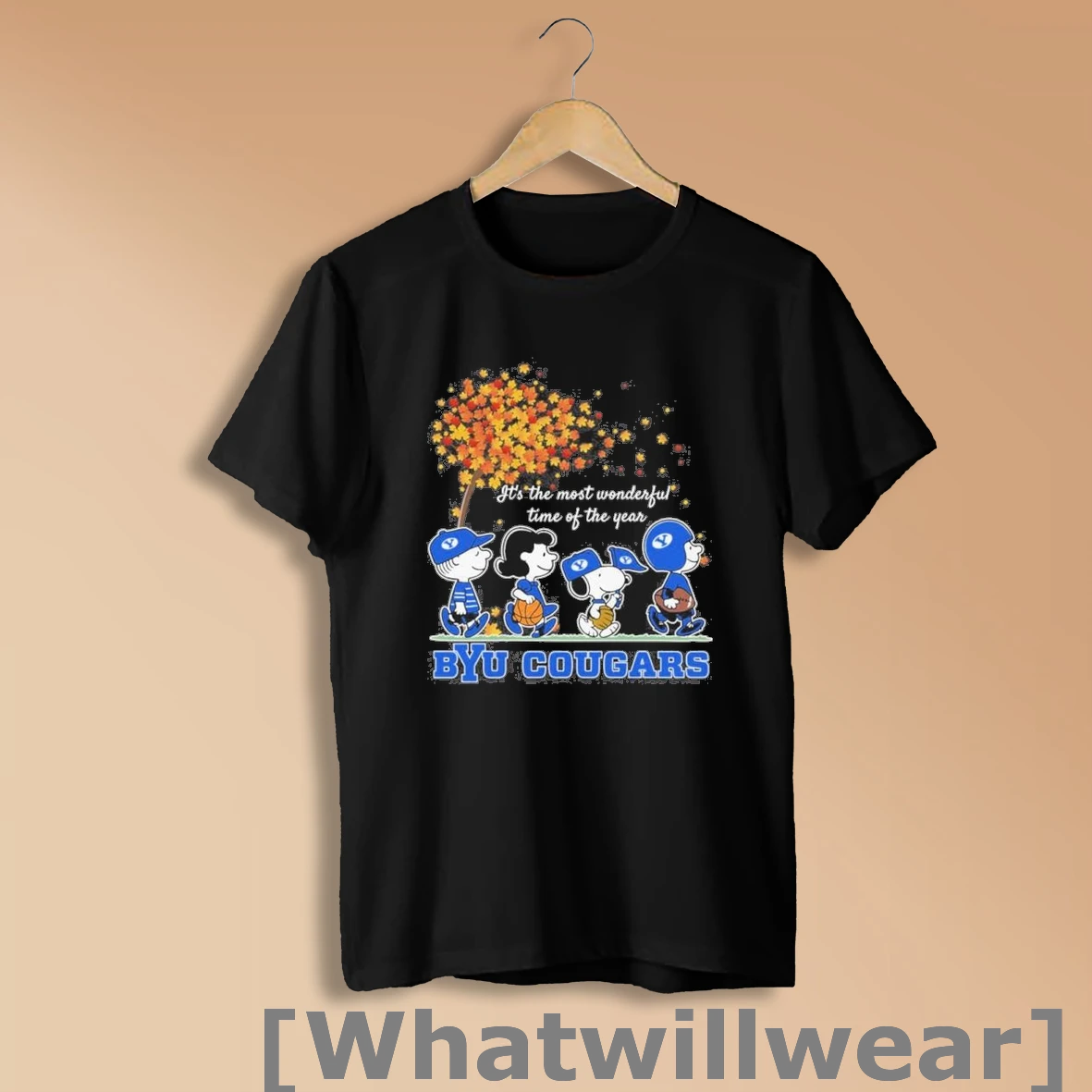 Official The Peanuts And Byu Cougars In The Fall 2025 Shirt Sweatshirt