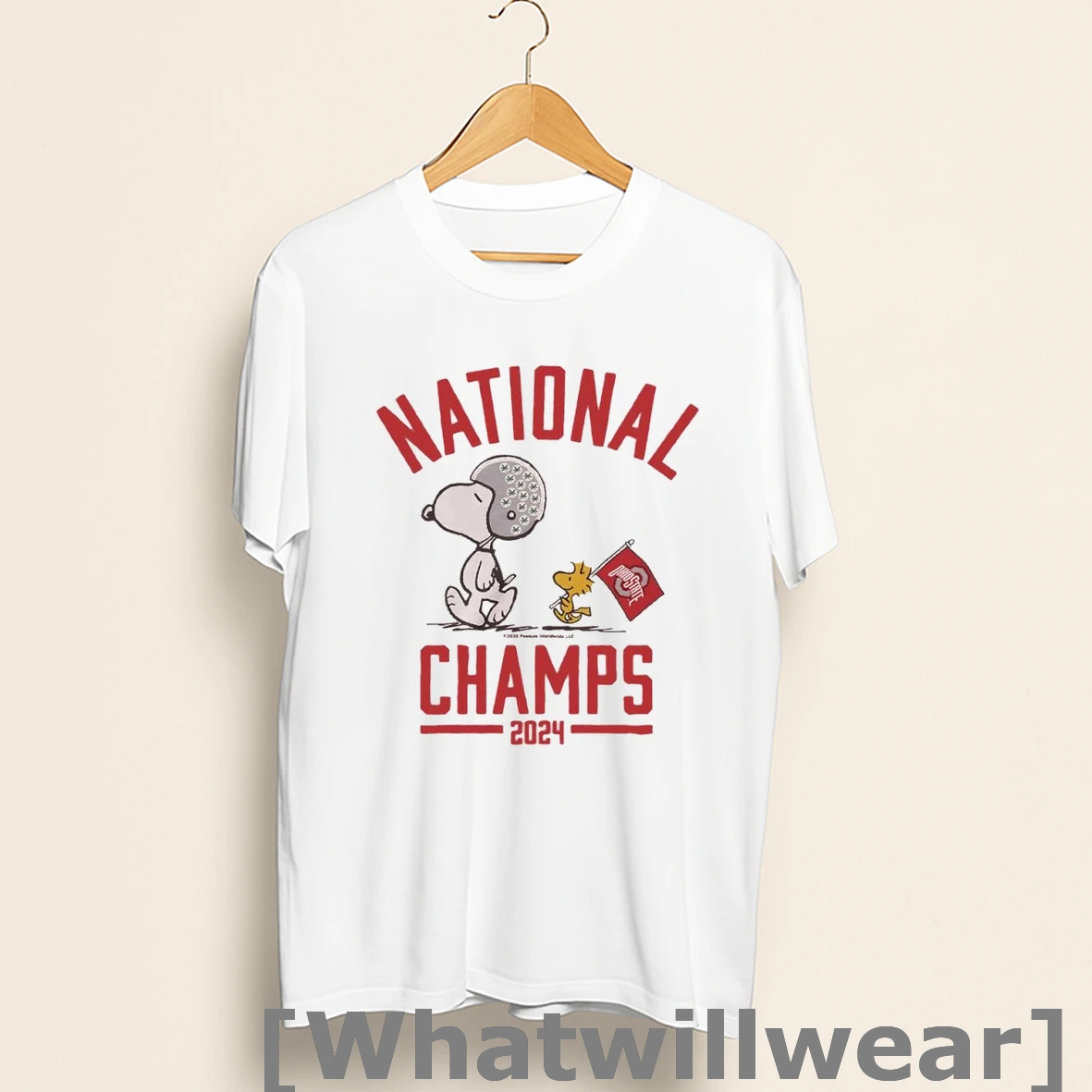Official The Peanuts Ohio State Buckeyes 2024 Football National Champs Shirts