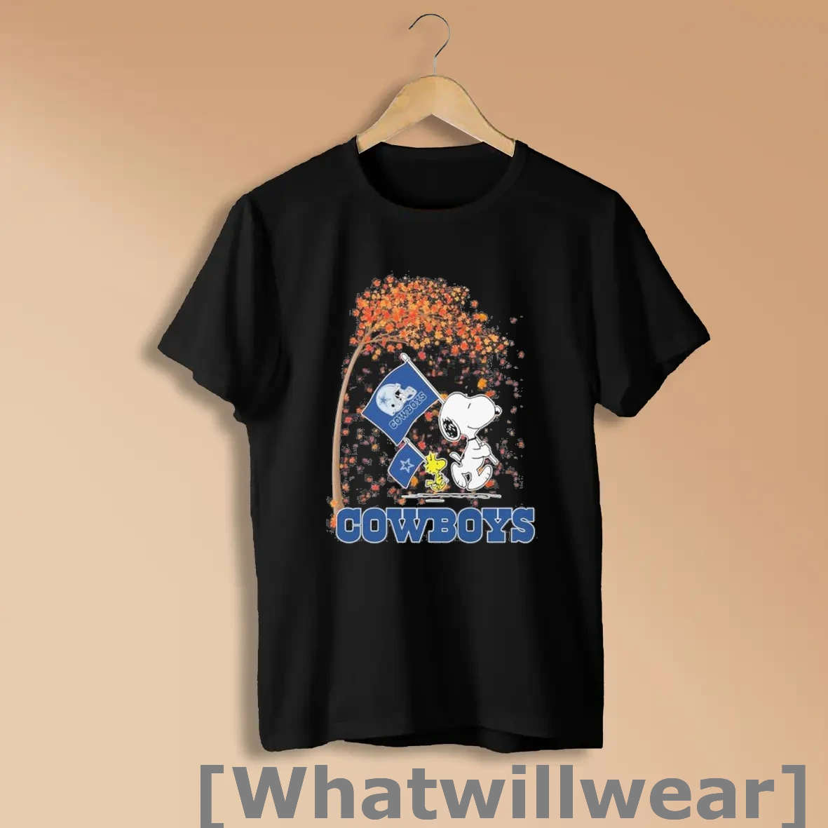 Official The Peanuts Snoopy And Woodstock X Dallas Cowboys In The Fall Shirts