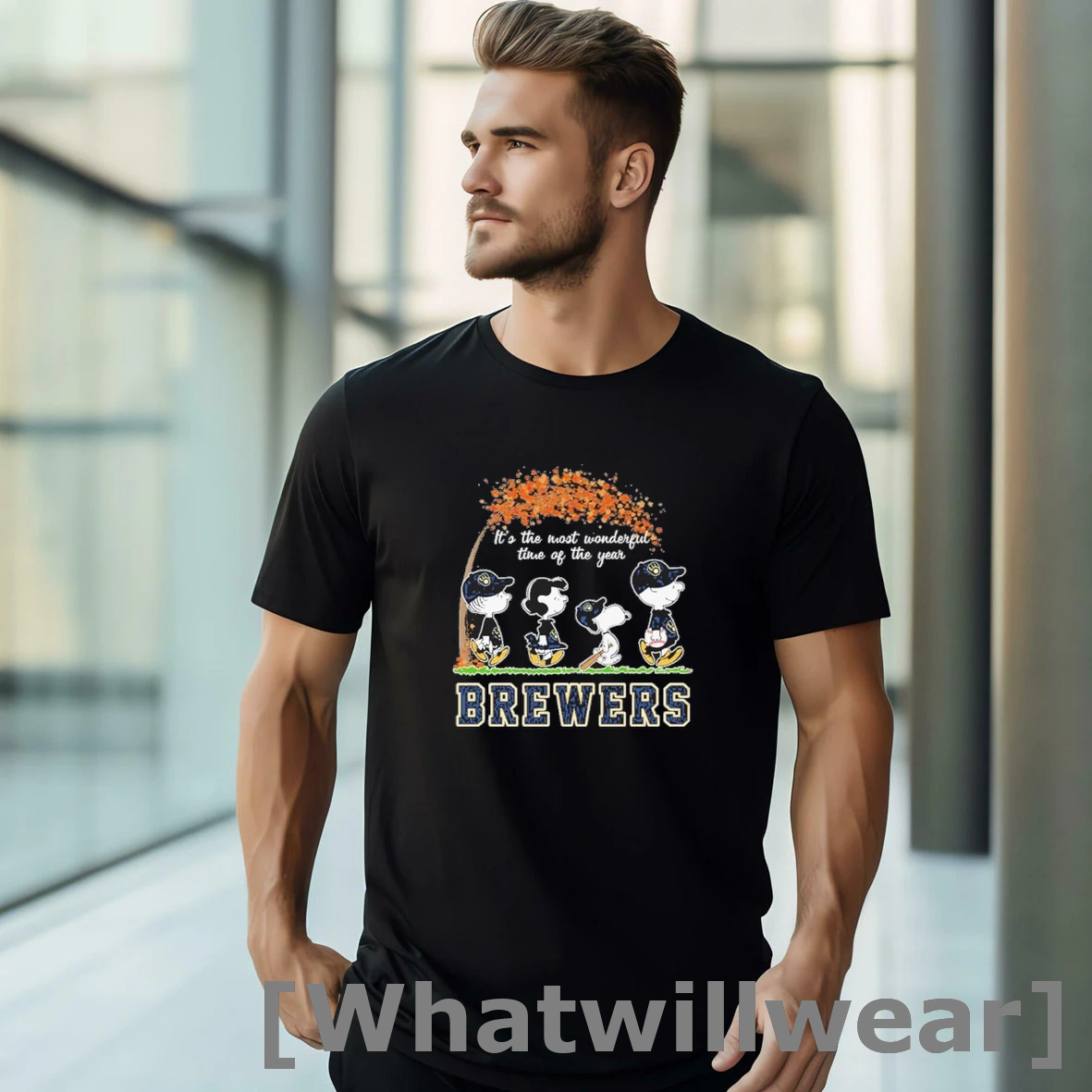 Official The Peanuts X Milwaukee Brewers Fall Season Postseason Shirts