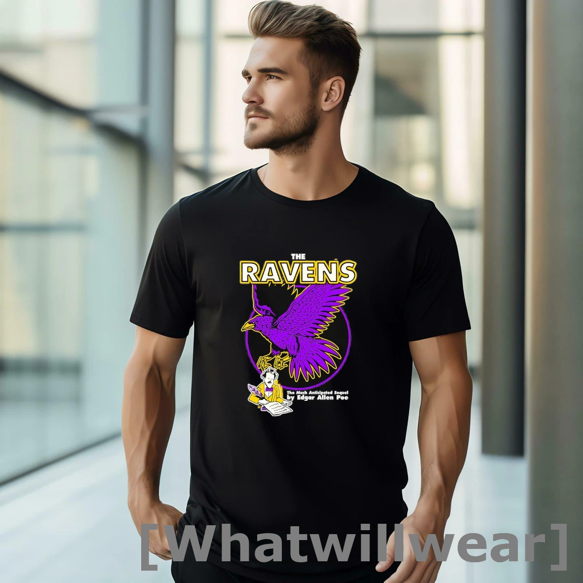 Official The Ravens The Much Anticipated Sequel By Edgar Allen Poe Tshirts Sweater