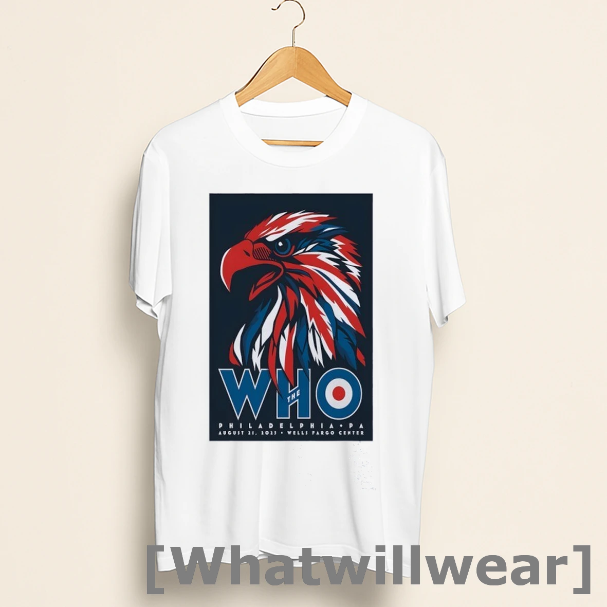Official The Who Wells Fargo Center Philadelphia Event Aug 21 2025 Shirts
