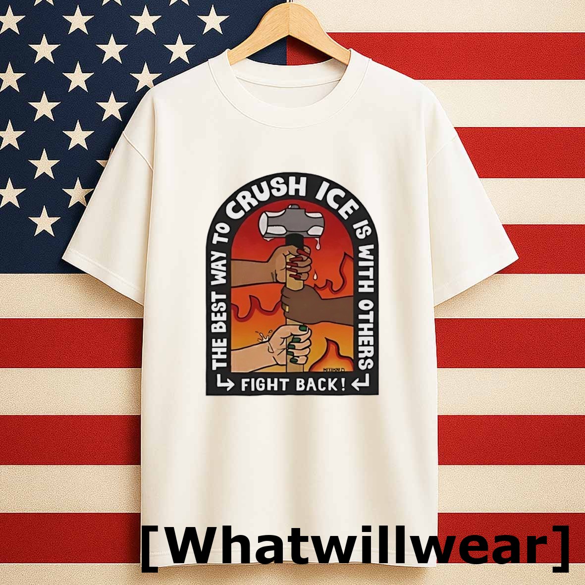 Official The Best Way To Crush Ice Is With Others Fight Back Tshirts Sweater