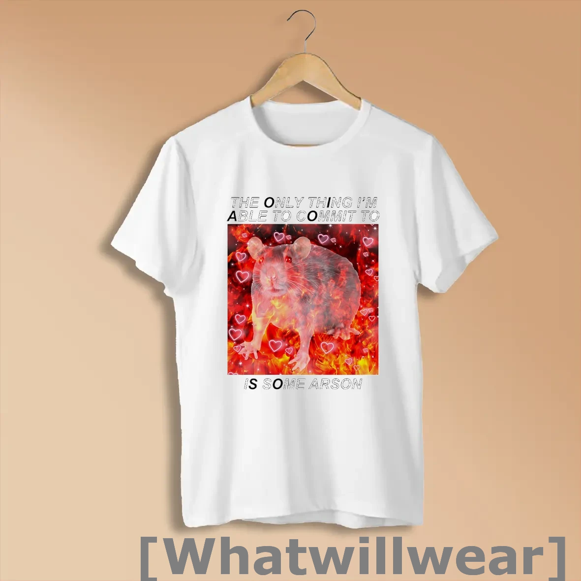 Official The Only Thing Im Able To Commit To Is Some Arson Shirts