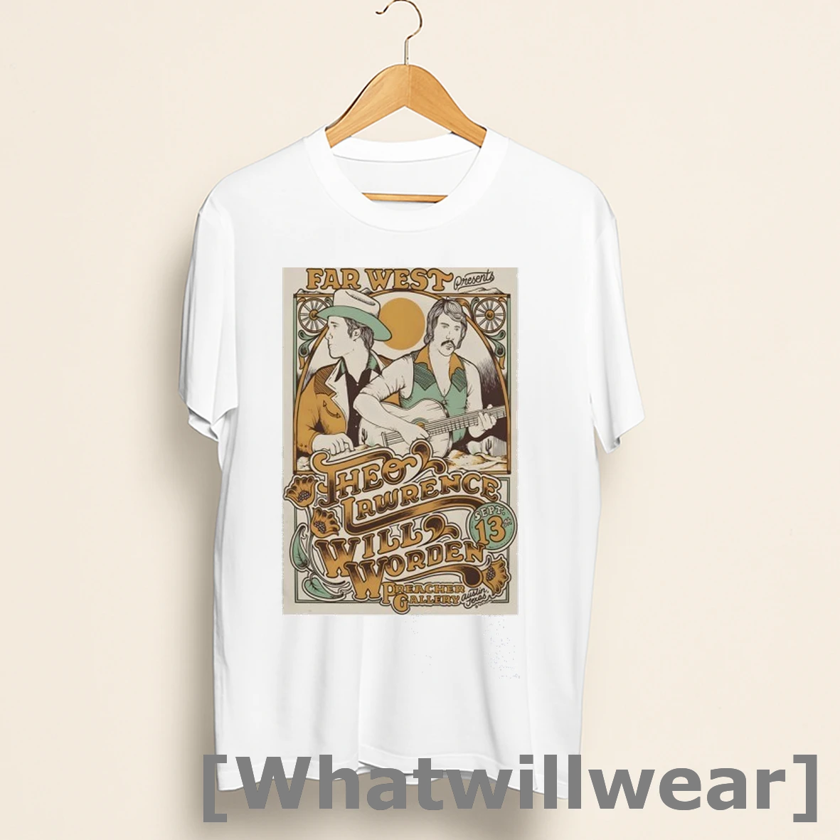 Official Theo Lawrence And Will Worden In Austin Tx On Sep 13 2025 Shirts