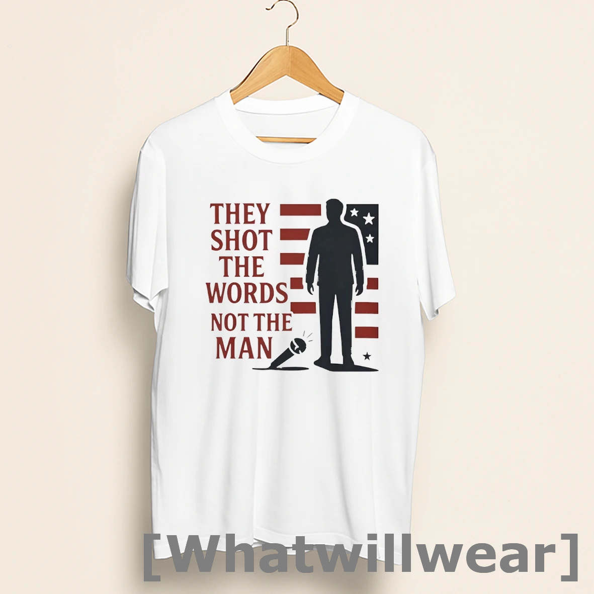 Official They Shot The Words Not The Man Shirts
