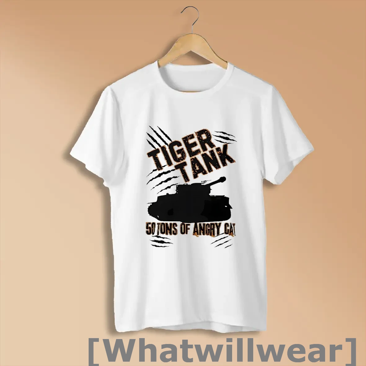 Official Tiger Tank 50 Tons Of Angry Cat Shirts