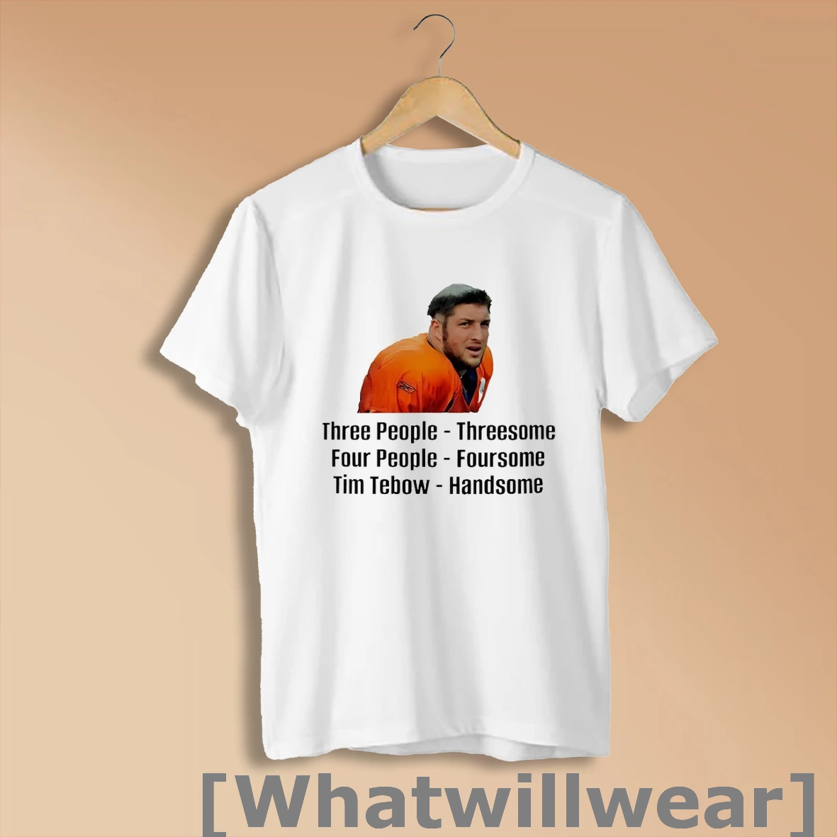 Official Tim Tebow Handsome Three People Threesome Four People Foursome Shirt Sweatshirt