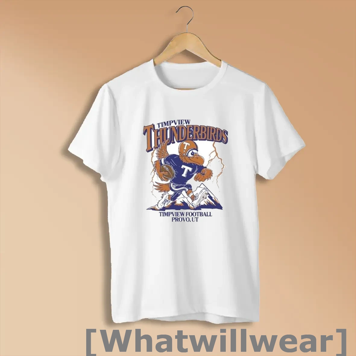 Official Timpview Thunderbirds Football Provo Mascot Lightning Shirts