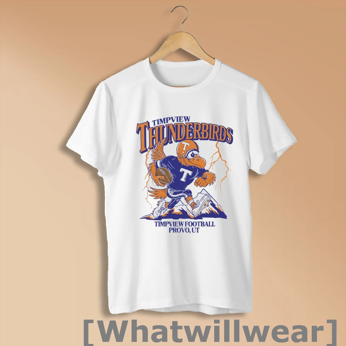 Official Timpview Thunderbirds Football Provo Mascot Lightning Shirt Sweatshirt