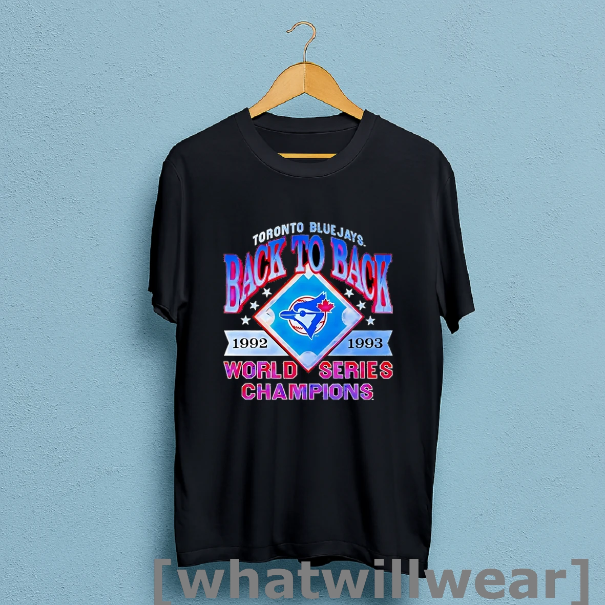 Official Toronto Blue Jays Back To Back World Series Champions 1992 1993 Logo Shirt Sweatshirt