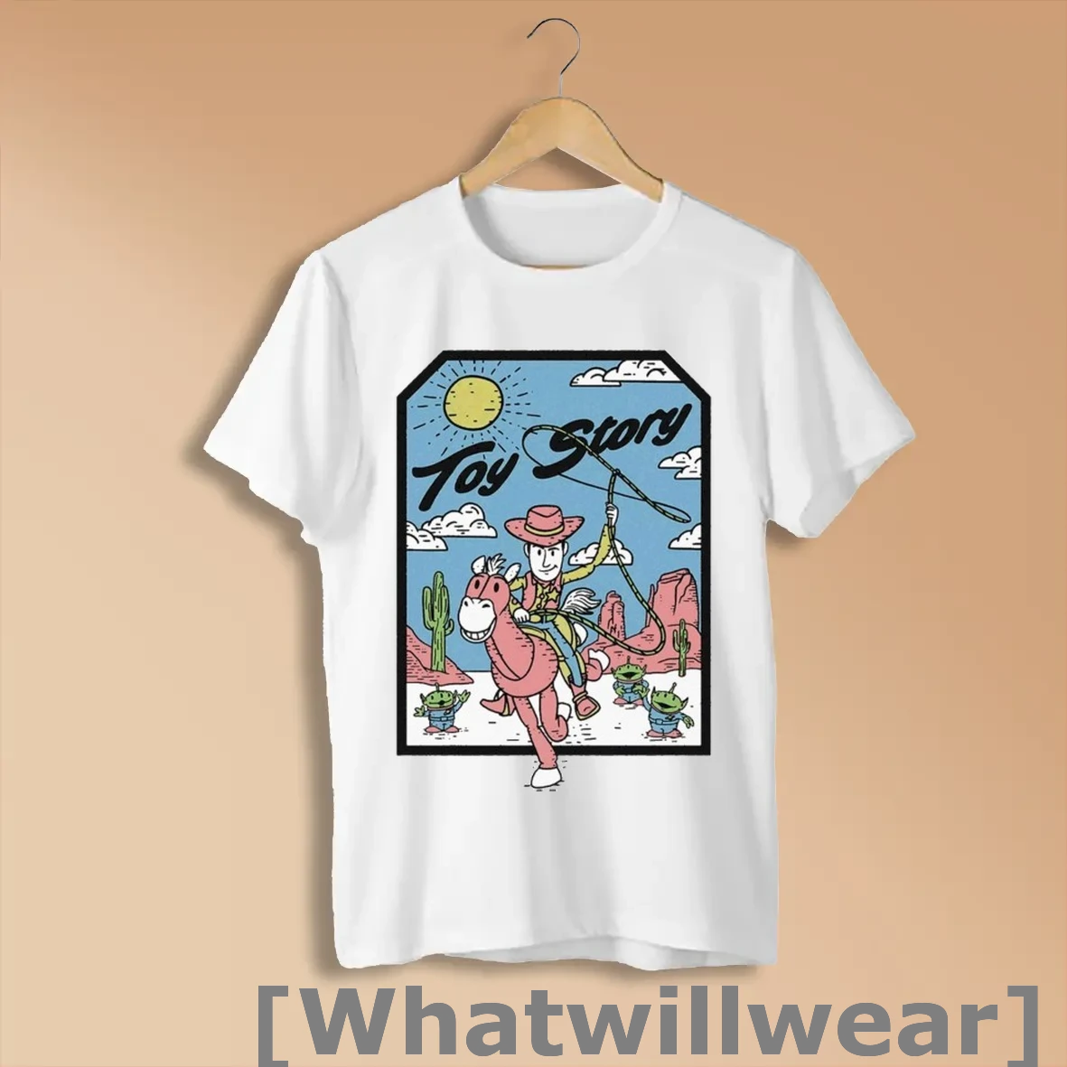 Official Toy Story Woody Bullseye And Aliens Shirts