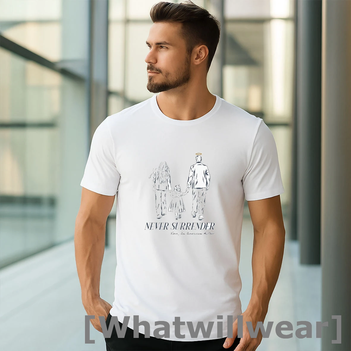 Official Tpusa Charlie Kirk Never Surrender Family Tribute Tshirts Sweater