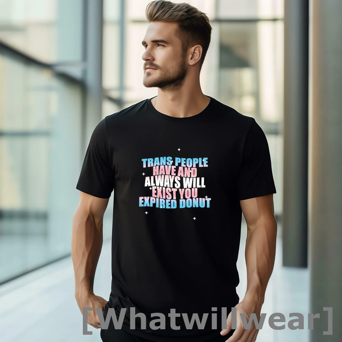 Official Trans People Have And Always Will Exist You Expired Donut Tshirts Sweater