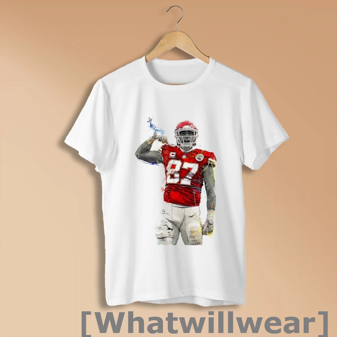 Official Travis Kelce Kansas City Chiefs Football Number 87 Superstar Pose Graphic Shirt Sweatshirt