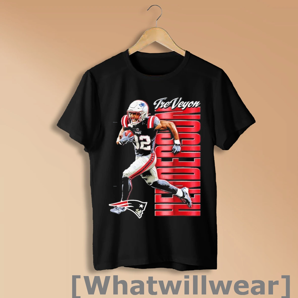 Official Treveyon Henderson New England Patriots Celebration Players T Shirts Shirt Shirt Sweatshirt