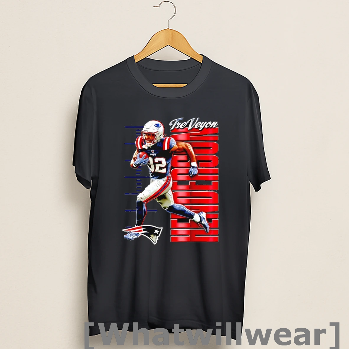 Official Treveyon Henderson New England Patriots Football Celebration Shirts