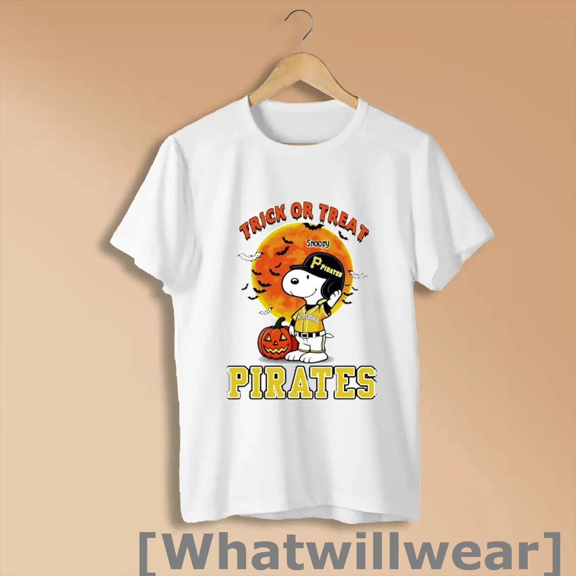 Official Trick Or Treat Pittsburgh Pirates Snoopy Halloween Shirts