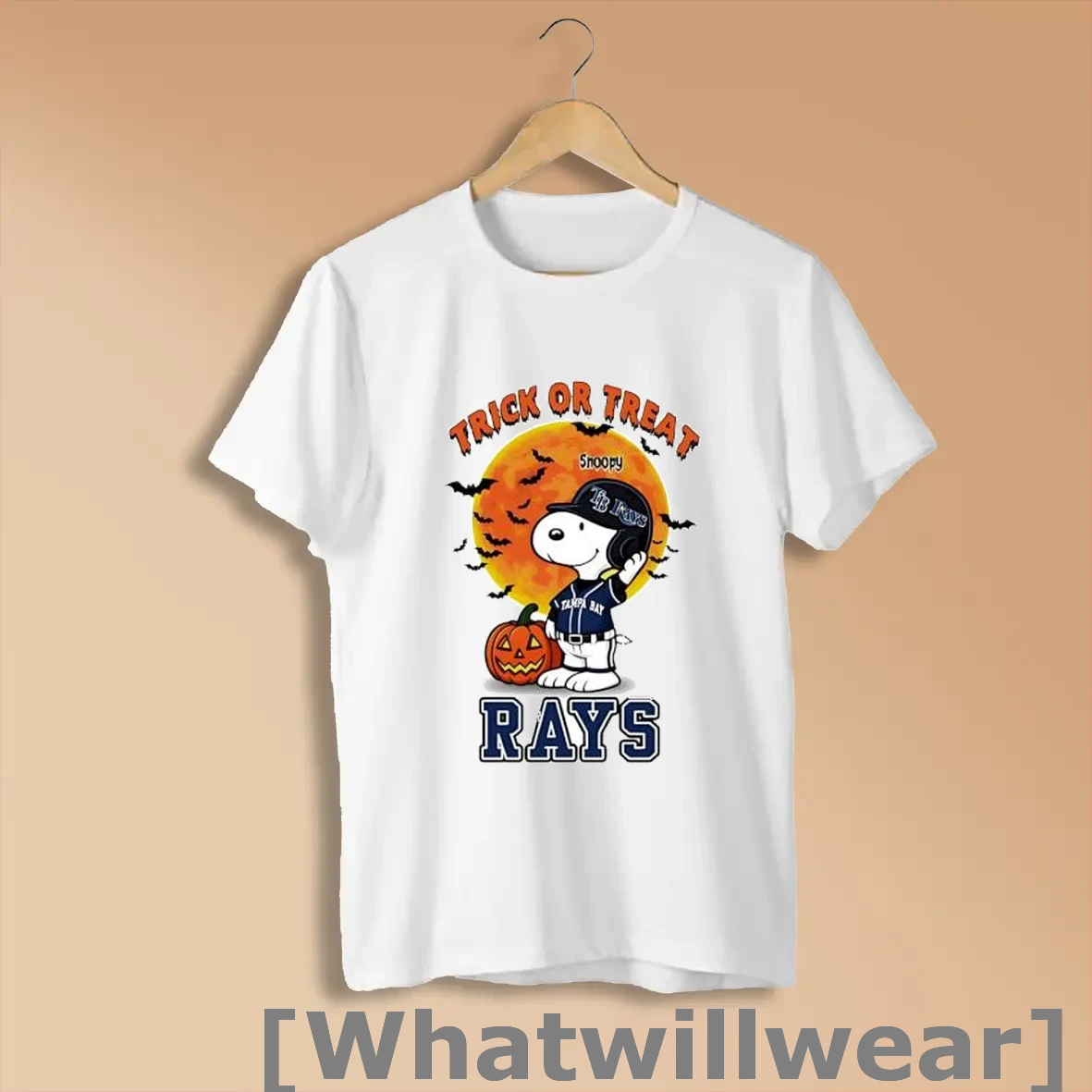 Official Trick Or Treat Tampa Bay Rays Snoopy Halloween Shirts
