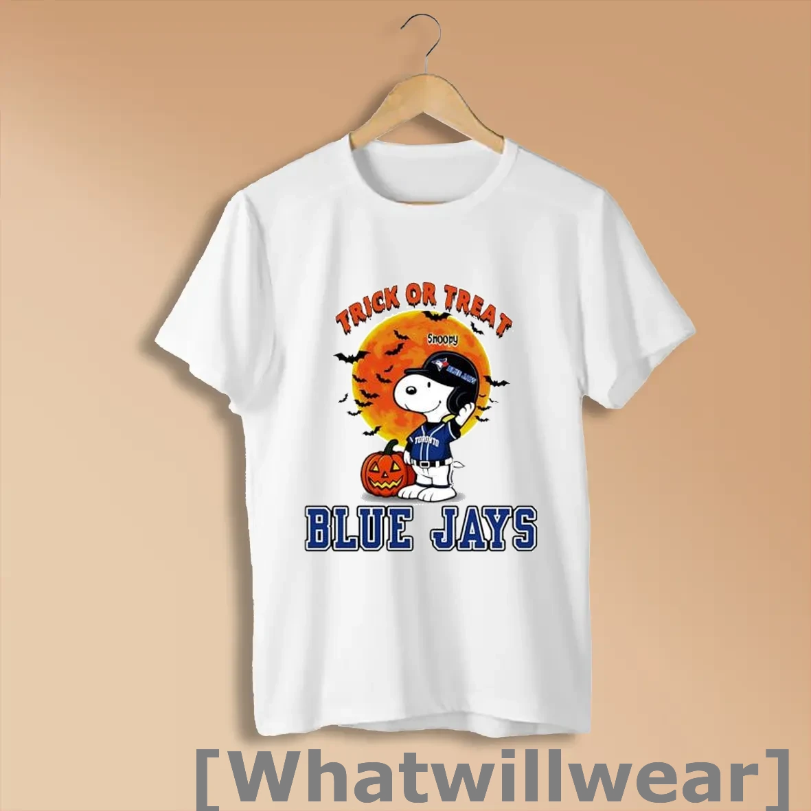Official Trick Or Treat Toronto Blue Jays Snoopy Halloween Shirts