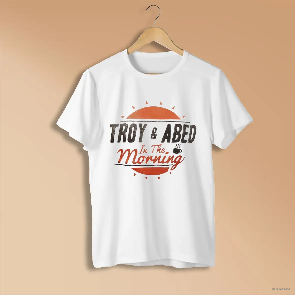 Official Troy And Abed In The Morning T White Shirts