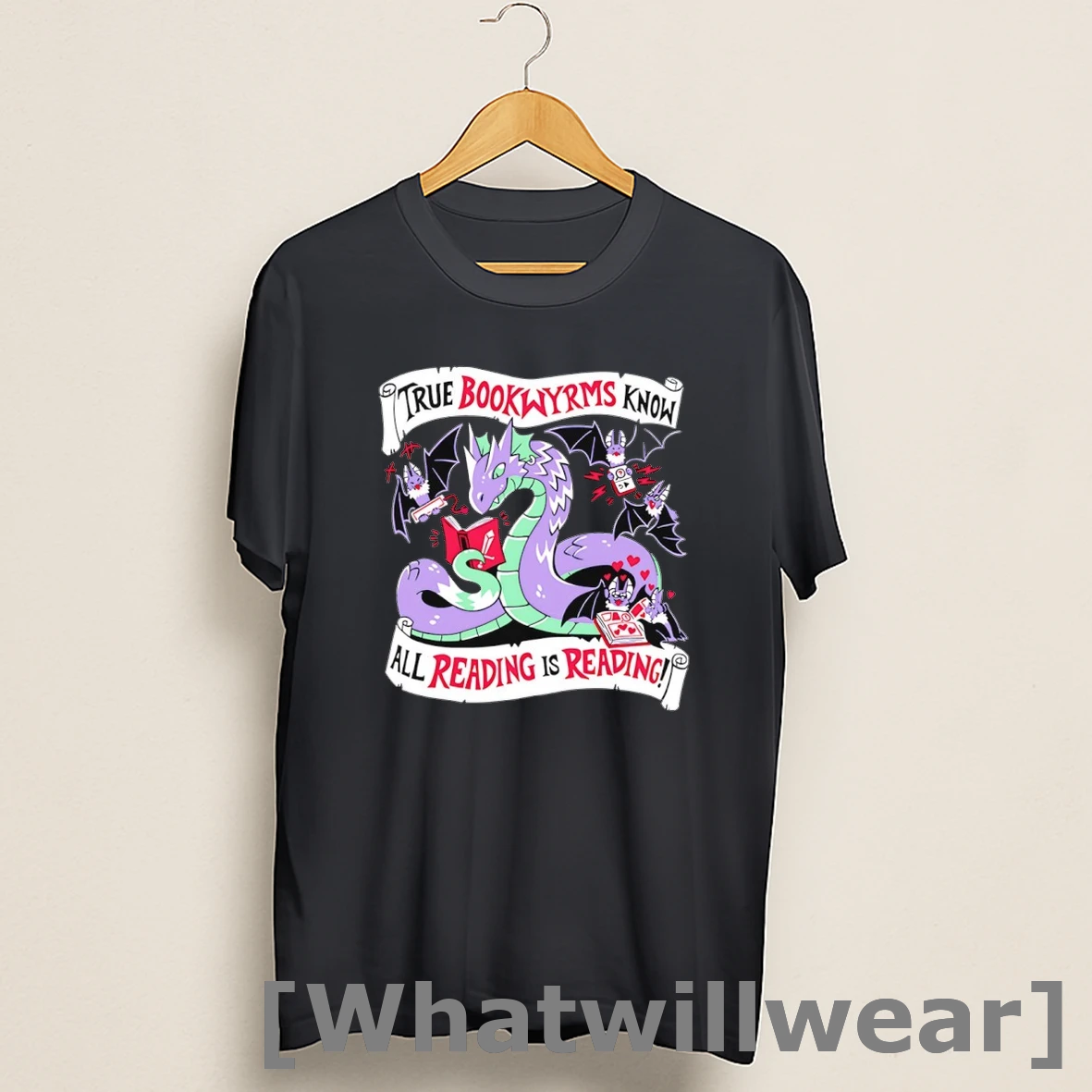Official True Bookwyrms Know All Reading Is Reading Shirts