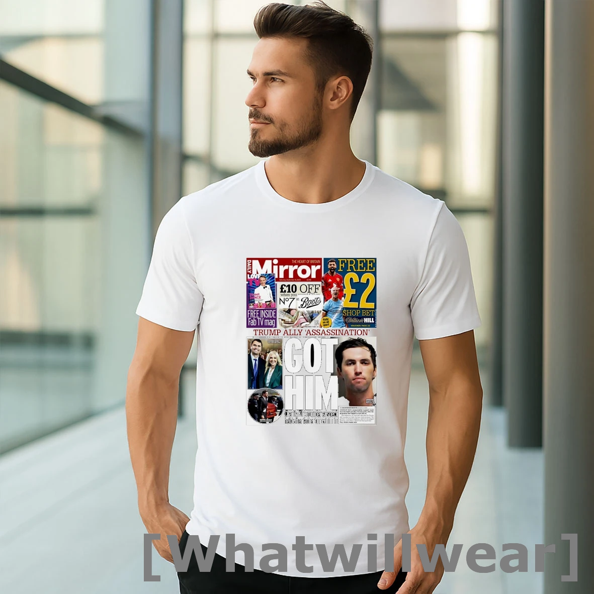 Official Trump Ally Assassination Got Him Newspaper Shirts