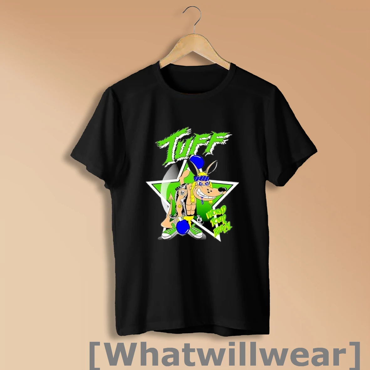 Official Tuff World Tour Brazil Kangaroo Bandanna Star Graphic Shirt Sweatshirt