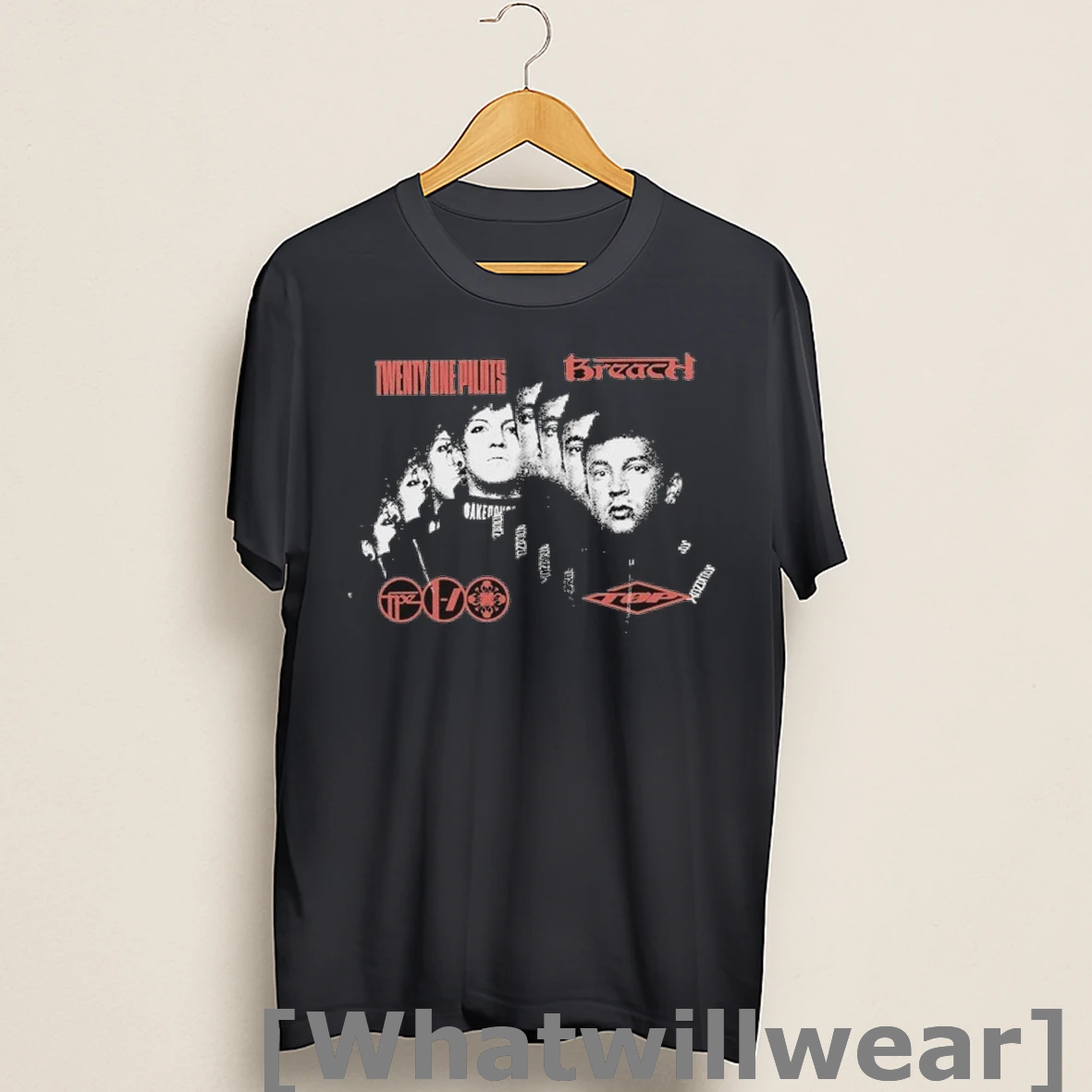 Official Twenty One Pilots Breach Faces Shirts