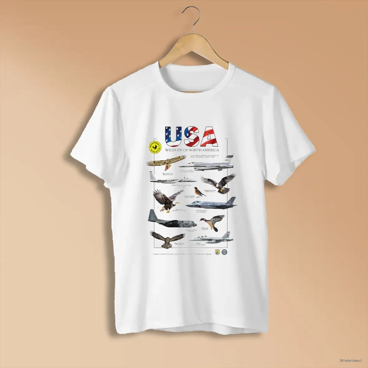 Official Usa Wildlife Of North America T White Shirts