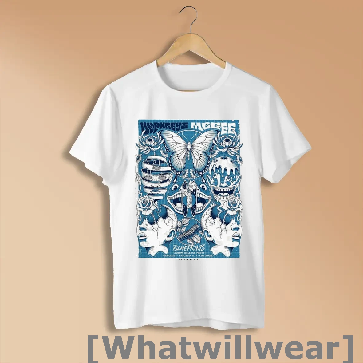 Official Umphreys Mcgee Blueprints Party At Garcias In Chicago Il On September 8 2025 Tour Shirts