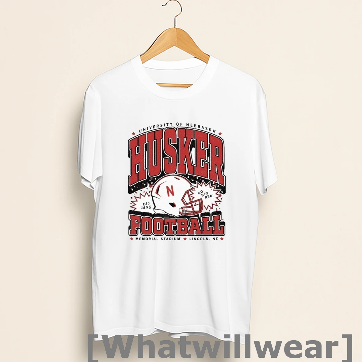 Official University Of Nebraska Husker Football Max Collegiate Shirts