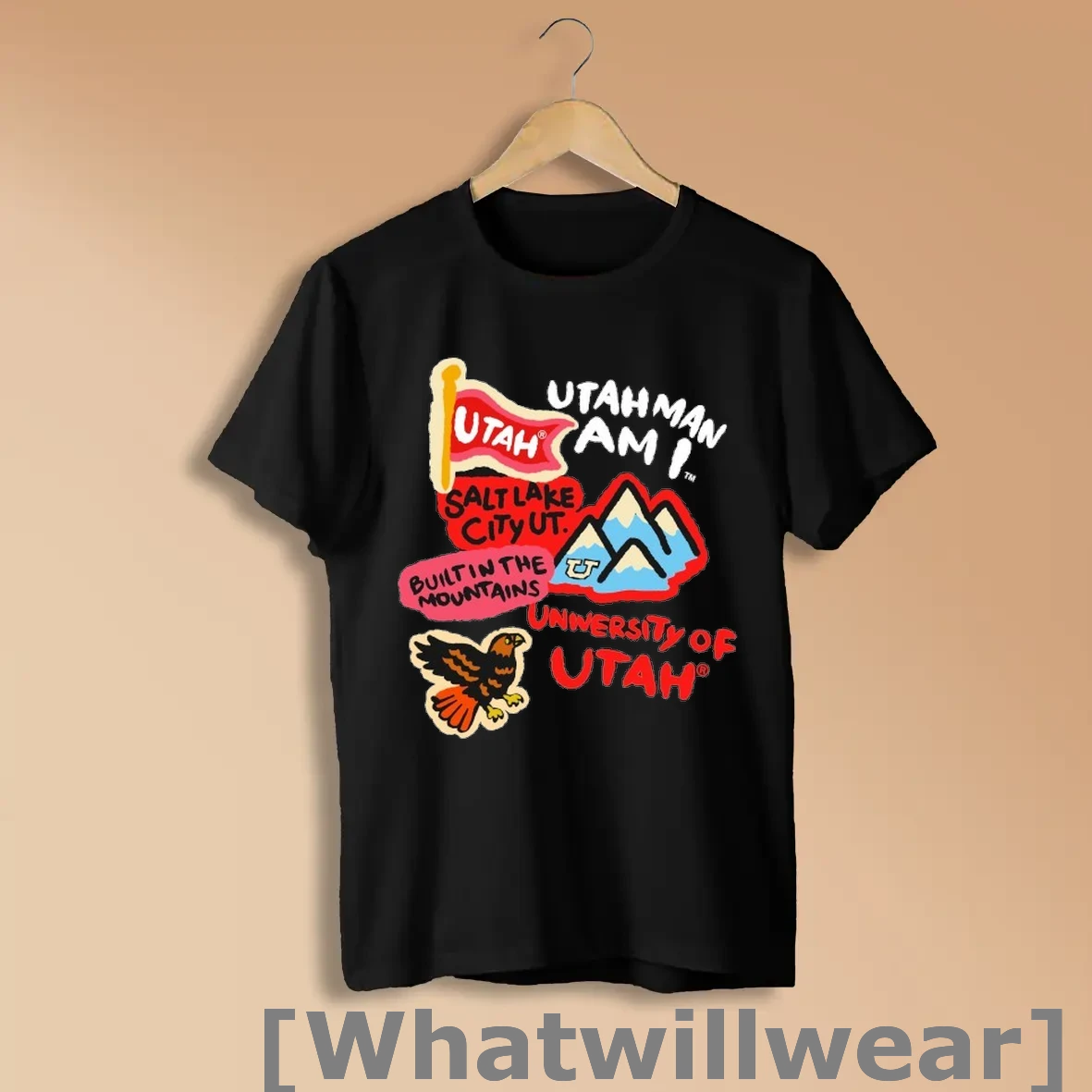Official Utah Utes Am I Salt Lake City Ut Builtin The Mountains University Paint Shirts