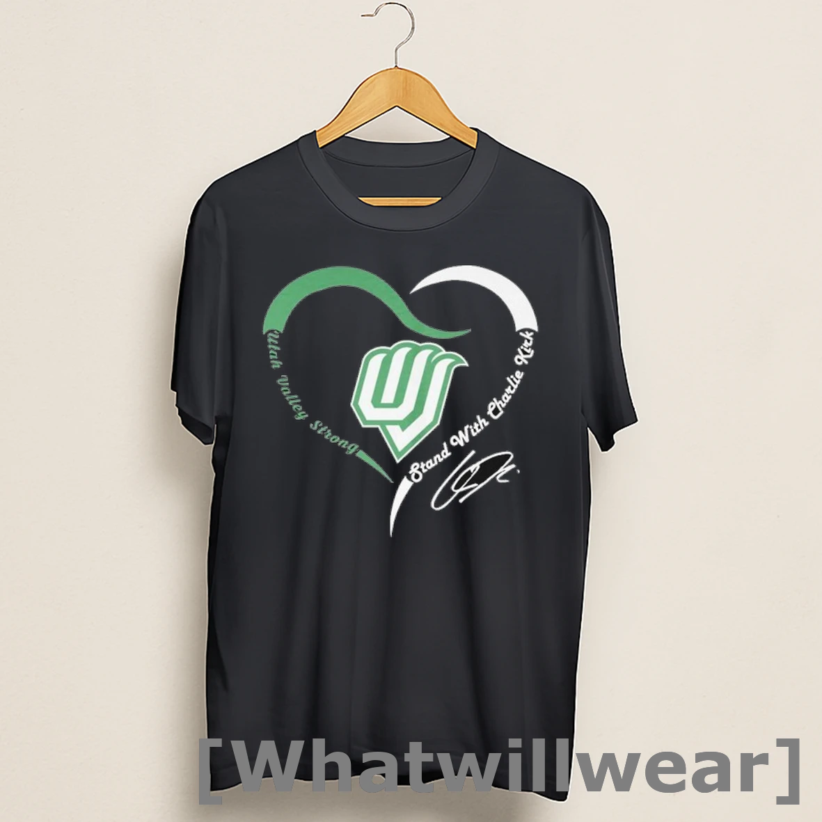 Official Utah Valley Wolverines Strong Stand With Charlie Kirk Shirts