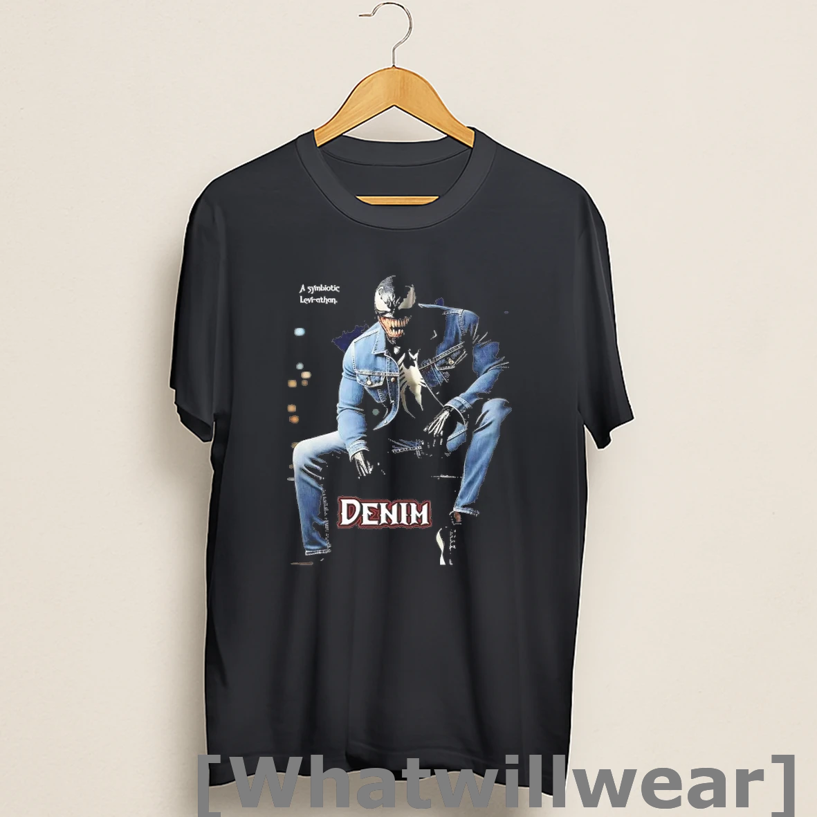 Official Venom A Symbiotic Leviathan Denim Shirts
