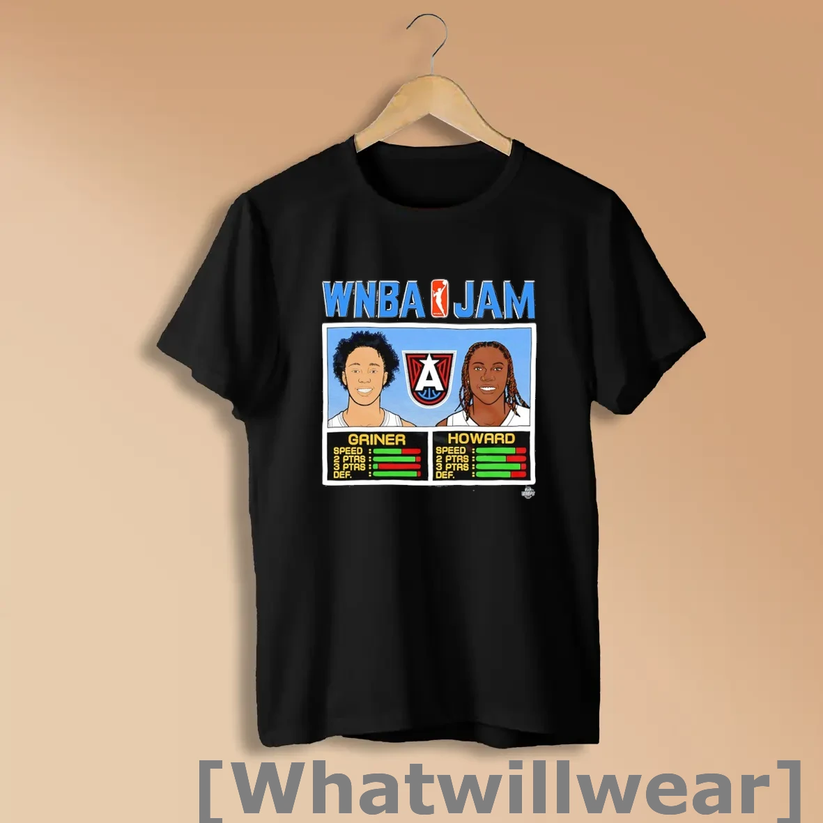 Official Wnba Jam Atlanta Dream Brittney Griner And Rhyne Howard Shirts
