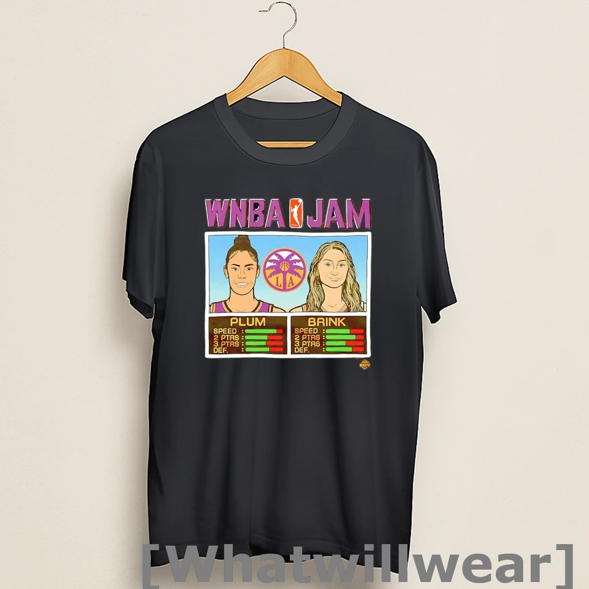 Official Wnba Jam Los Angeles Sparks Kelsey Plum And Cameron Brink Shirts