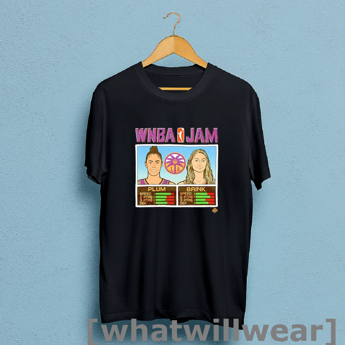 Official Wnba Jam Los Angeles Sparks Kelsey Plum And Cameron Brink T Shirt Sweatshirt