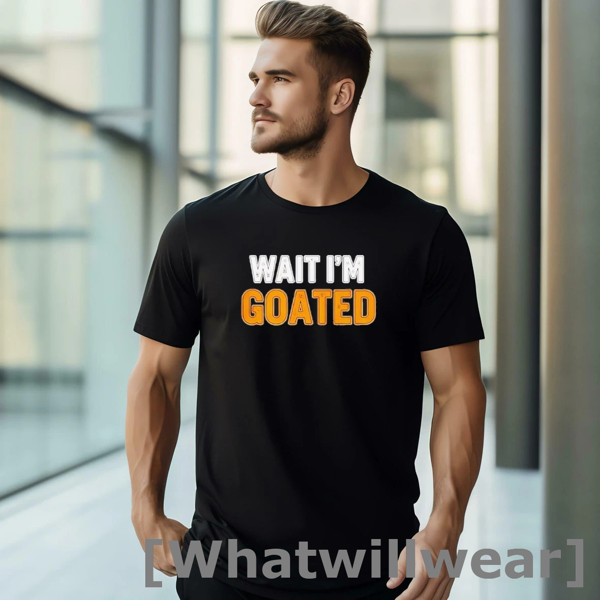 Official Wait Im Goated Funny Meme Tshirts Sweater