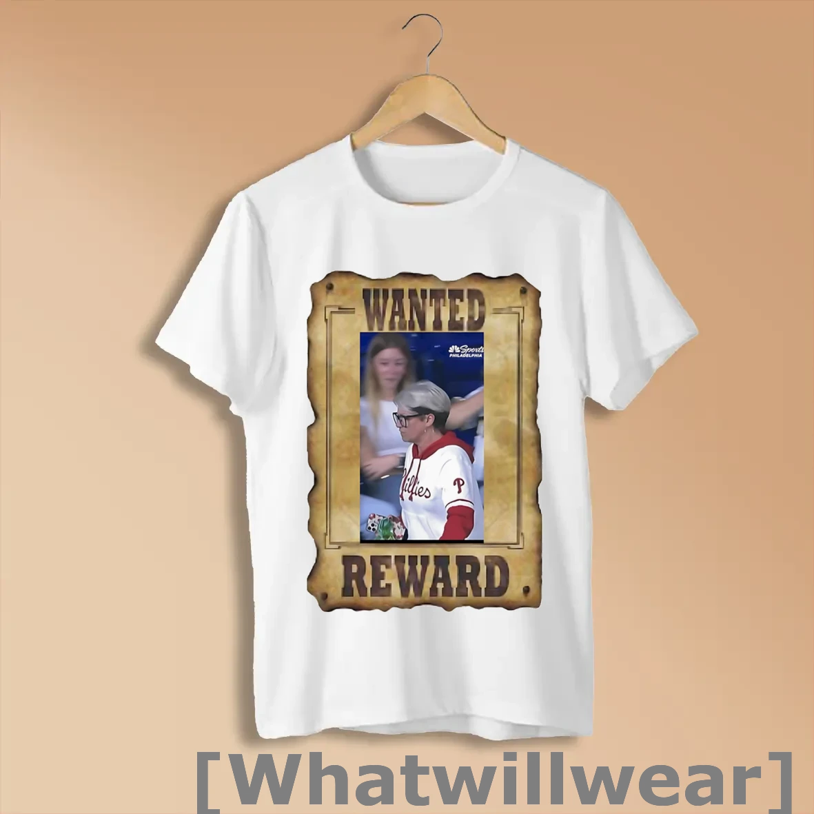 Official Wanted Reward Karen Phillies Shirts