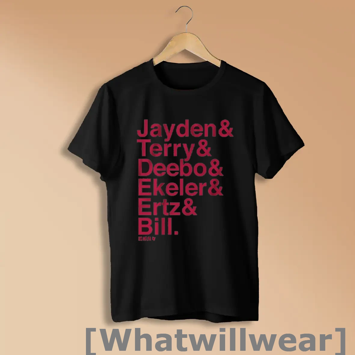 Official Washington Ampersand Stars Jayden And Terry And Deebo And Ekeler And Ertz And Bill Shirts