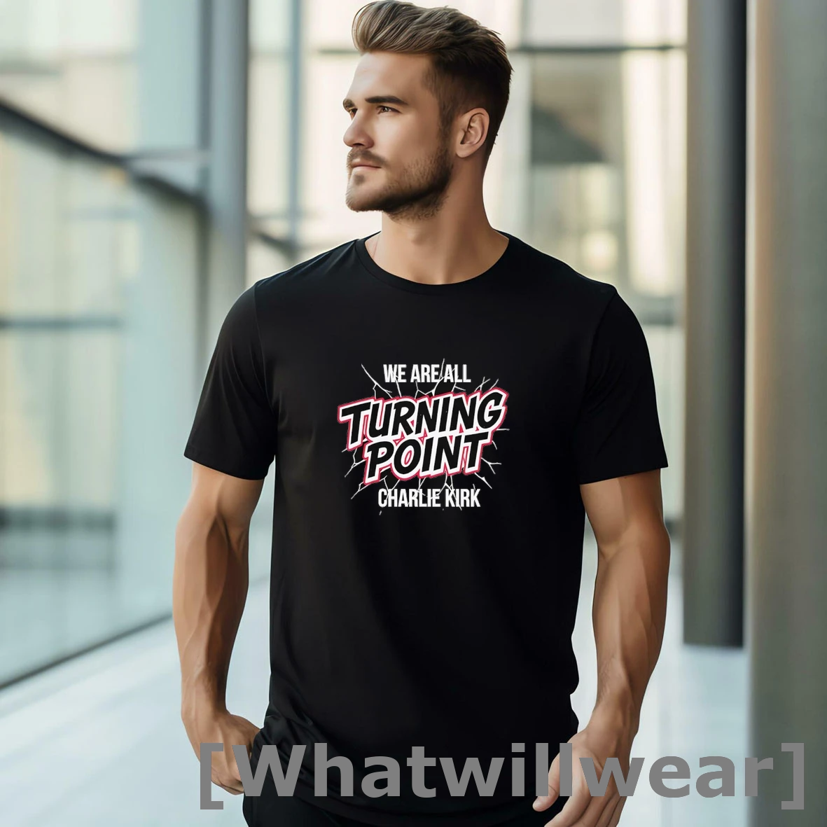 Official We Are All Turning Point Charlie Kirk Tshirts Sweater