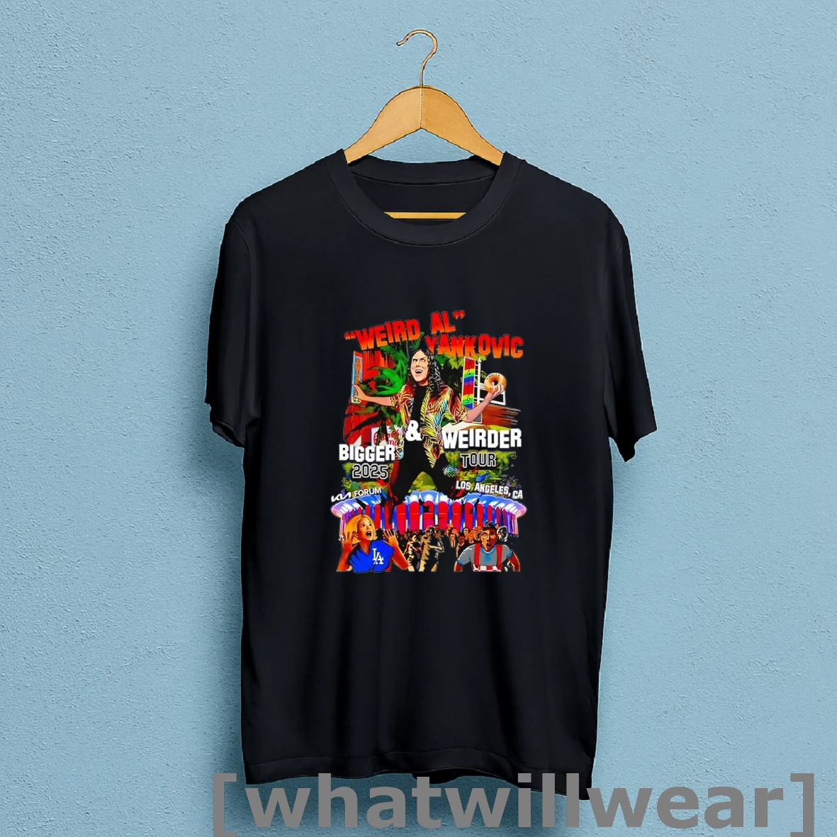 Official Weird Al Yankovic Kia Forum Bigger And Weirder 2025 Tour T Shirt Sweatshirt
