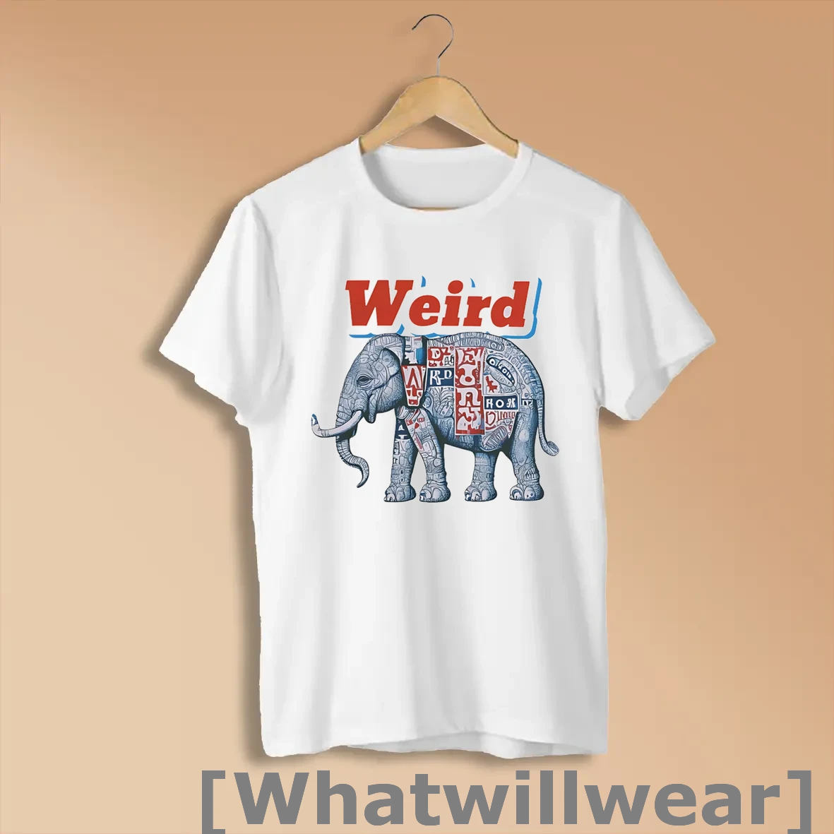 Official Weird Elephant White Shirts