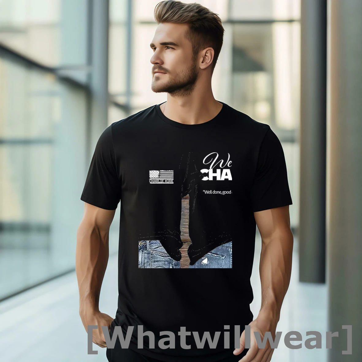 Official Well Done Good And Faithful Servant We Are Charlie Kirk Two Side Tshirts Sweater