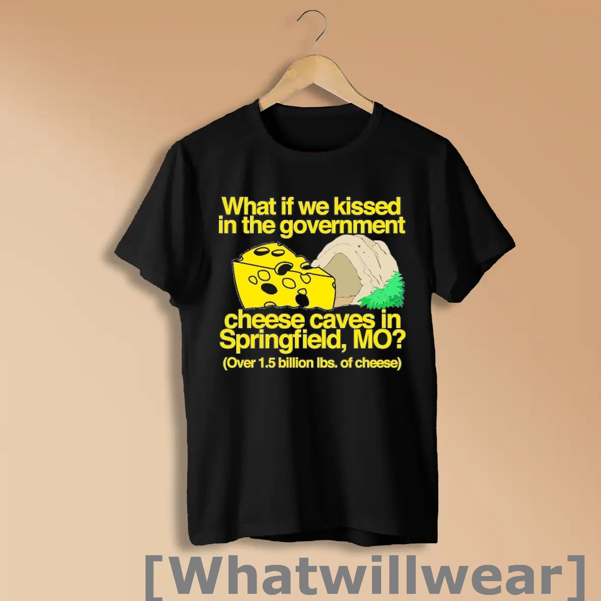 Official What If We Kissed In The Government Cheese Caves In Springfield Mo Over 1 5 Billion Ibs Of Cheese Shirts