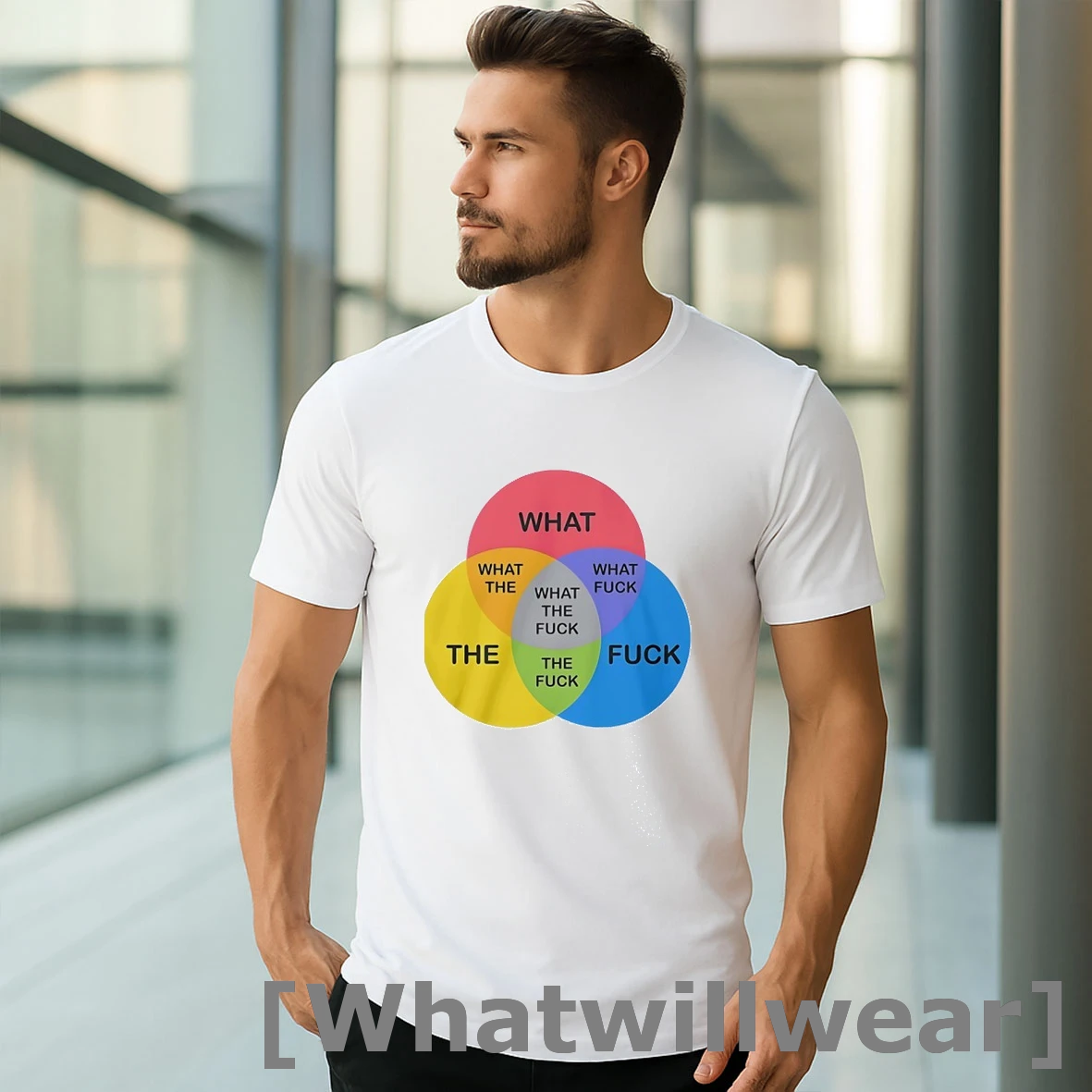 Official What The Fck Colors Circle Shirts