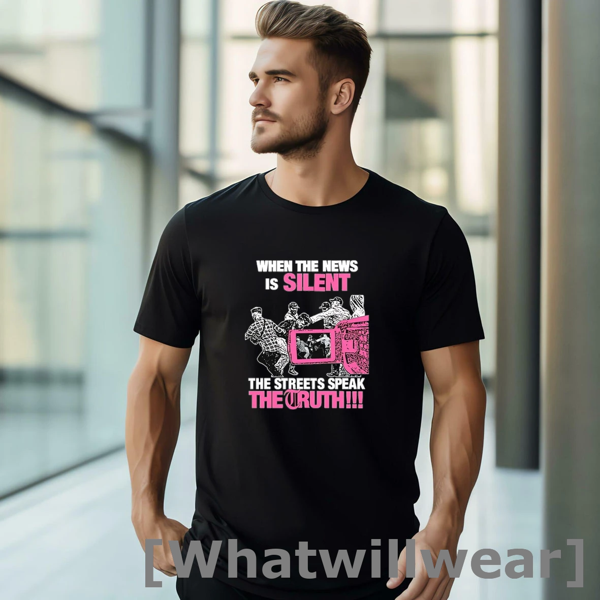 Official When The News Is Silent The Streets Speak The Truth Tshirts Sweater
